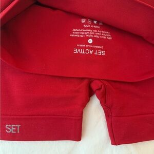 SET Active Red Athletic Shorts